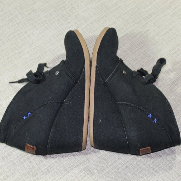 Mad Love Size 9 Canvas Lift Ankle Booties - Picture 4 of 6